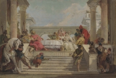 londongallery/giovanni battista tiepolo - the banquet of cleopatra